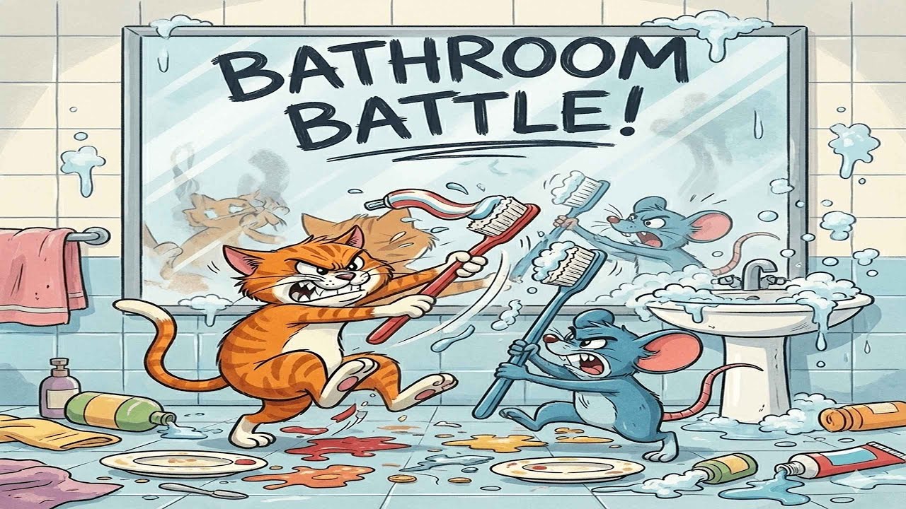 “Mouse Tries to Wake Up the Sleeping Cat 🐭😹 | Mission Impossible!”