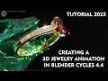 Creating a 3D Jewelry Animation Tutorial in BLENDER CYCLES 4.4