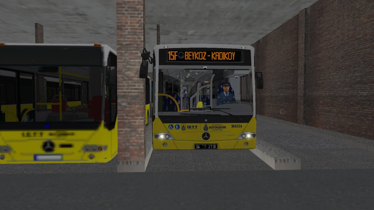 Mercedes-Benz Conecto Körüklü İle Sağnak Yağışlı Zorlu 15F Hattı ・Beykoz V3 ・Omsi 2