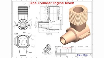 SolidWorks Tutorial: Designing a Single Cylinder Engine Block