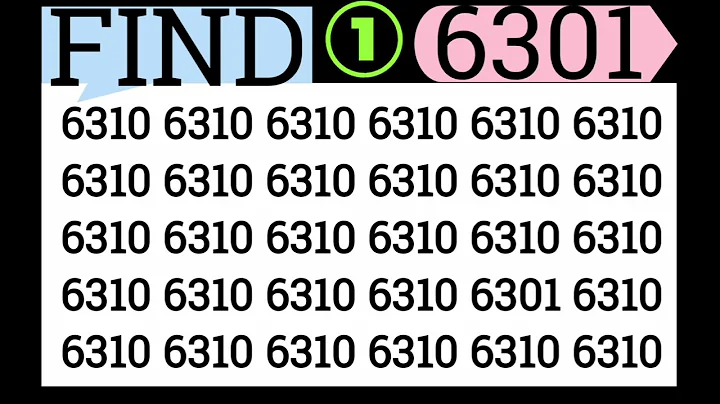 Only 1% Can Spot This Hidden Number 6301🔥 | Puzzle Challenge #eymath #viral #trending #fypシ゚viral 