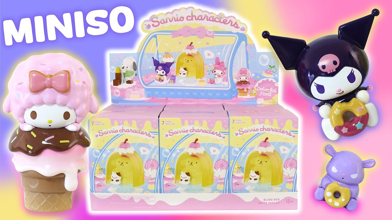 Miniso Sanrio Dessert Fun Blind Boxes FULL SET Unboxing
