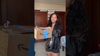 trying on Amazon workout sets! #affordable
