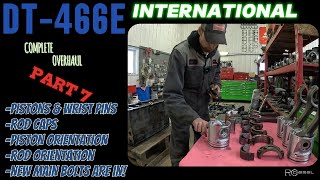🛠️ DT-466E Diesel Engine Rebuild Series | Episode 7: Piston &amp; Rod Assembly + Main Cap Bolts🛠️