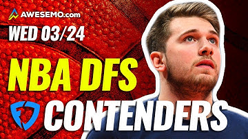 FANDUEL NBA DFS PICKS TODAY | Top 10 ConTENders Wed 3/24 | NBA DFS Simulations