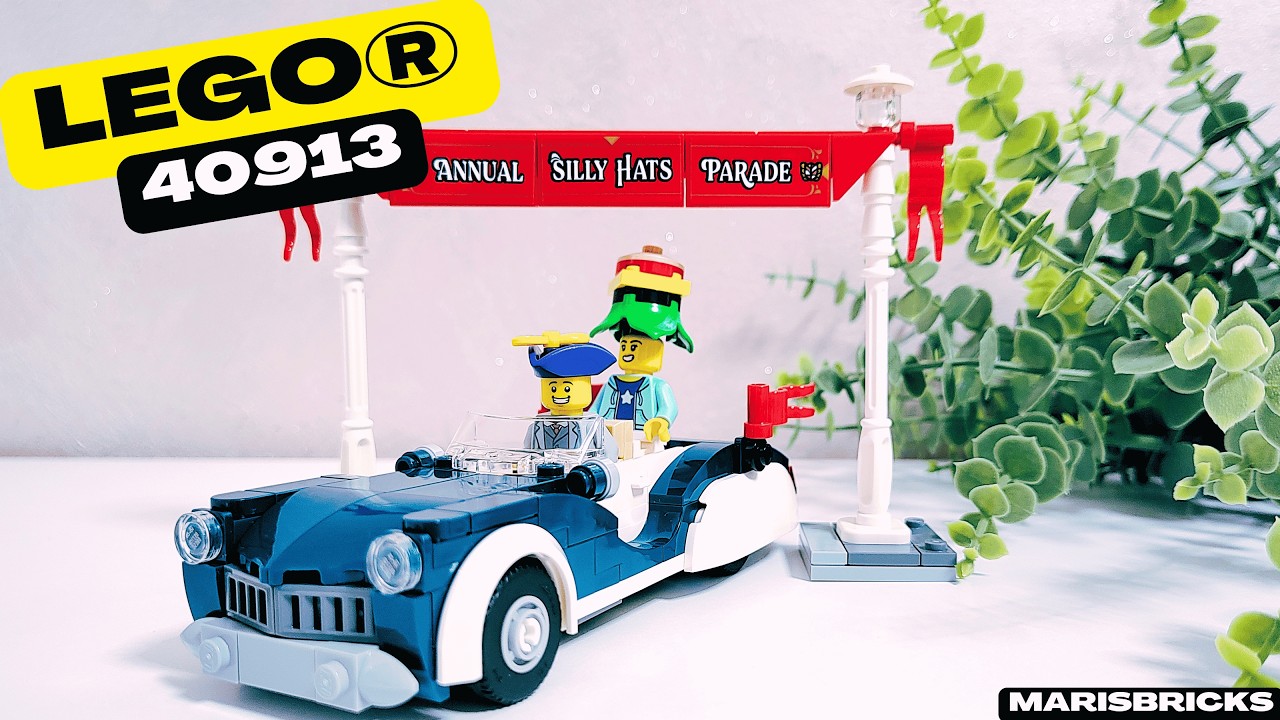 LEGO Icons Vintage Parade Car 40913 - YouTube