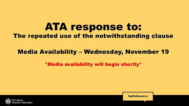 Condemning the repeated use of the notwithstanding clause