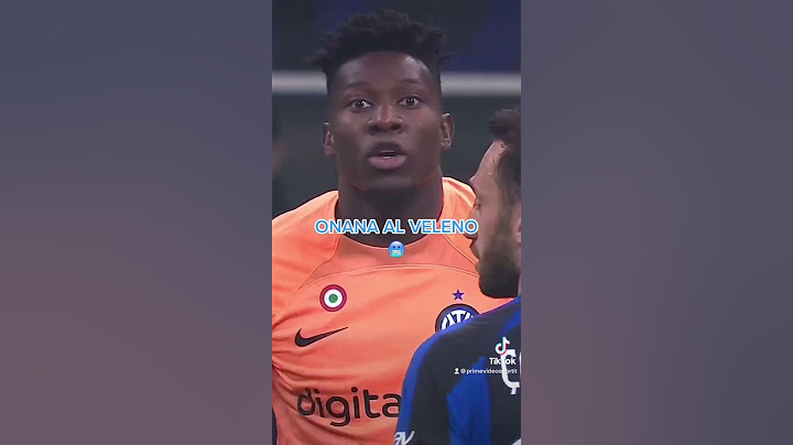 Nervi tesi durante Inter-Porto #Onana #dzeko
