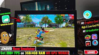 200+ FPS on 3GB/4GB RAM! 😱 NEW LeNovo Lite +WMaster Cleanup Game Booster (Free Fire Low End PC) screenshot 4