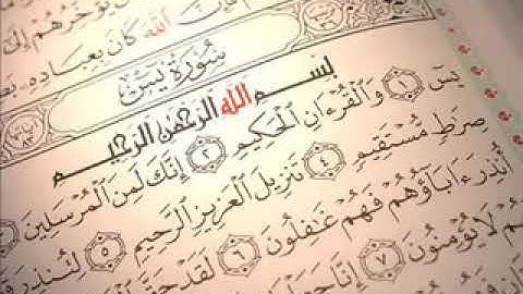سورة يـس للقارئ يوسف أبكر 🌴🌴