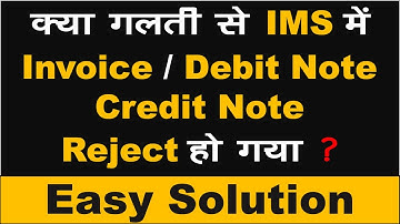 Handling of Inadvertently Rejected records on IMS | ITC Rejected in IMS how to Reclaim | GST Portal