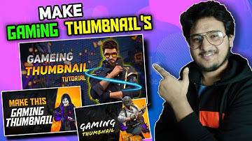 How To Make Epic Free Fire Thumbnail On Android | How To Make A Gaming Thumbnail On Android!