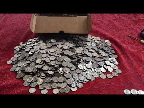IT DOES MATTER WHERE YOU LIVE!! $250 DIME BOX COIN ROLL HUNTING INCLUDES LIST OF COINS TO LOOK FOR