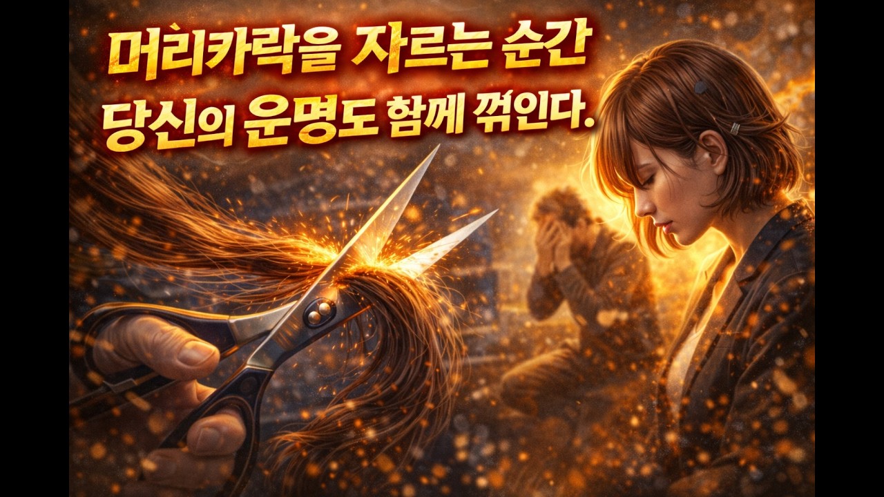 머리카락을 자르는 순간 당신의 운명도 함께 꺾인다.