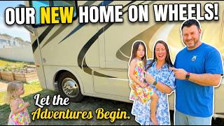 We Bought an RV! Our First Time Driving a 30ft Motorhome Home!