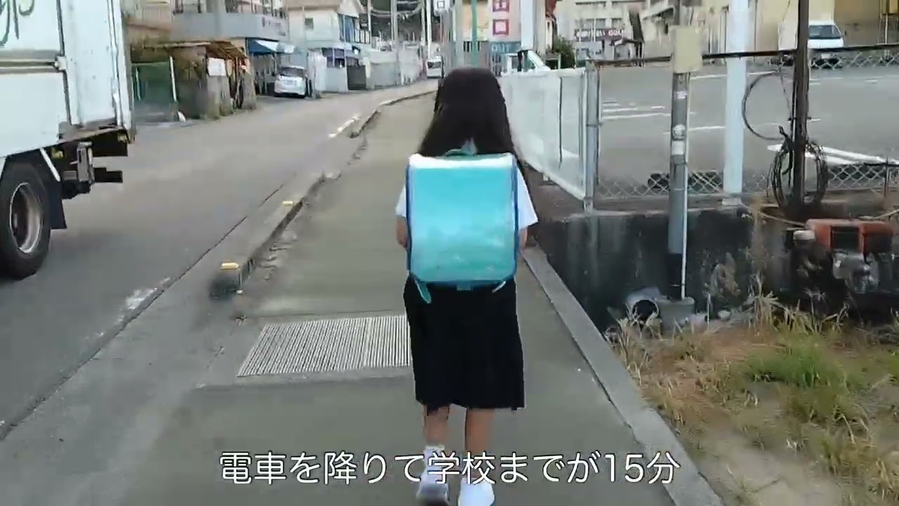 小学2年2学期始業式の登校風景です