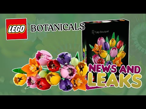 NEW LEGO Botanicals Set Images Tulip Bouquet Coming 1st January 2026 
