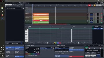 Transpose Several Midi Tracks / Clip on Tracktion Waveform