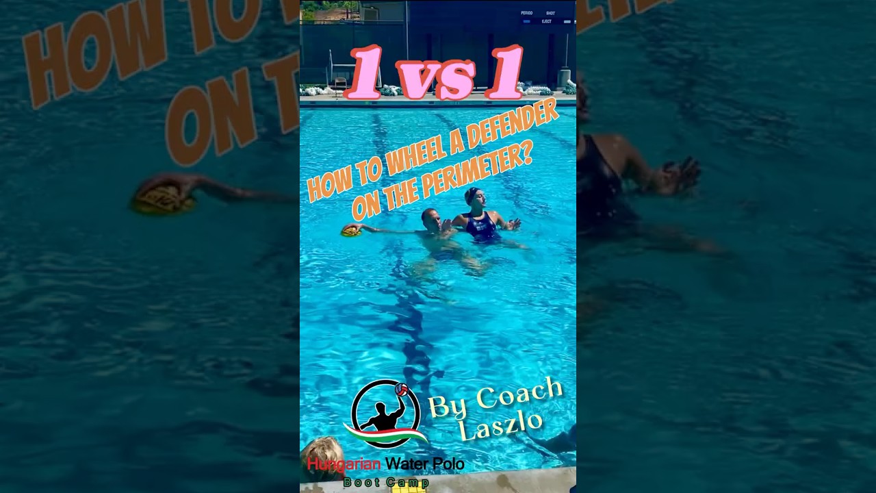 Water polo - wheeling the defense on the perimeter
