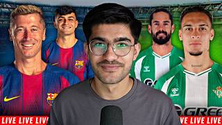 Barcelona vs Real Betis LIVE MATCH REACTION | Lewandowski Last Home Game