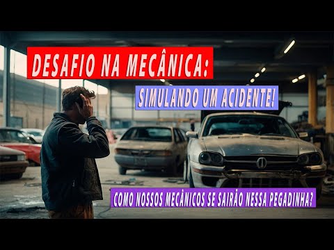 "Desafio Extremo na Mecânica: Chefe Simula Acidente para Testar Habilidades dos Mecânicos