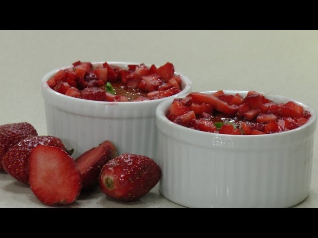 Strawberry Creme Brulee