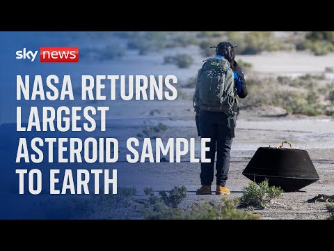 NASA holds news conference after collecting first ever sample taken from an asteroid
