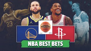 Golden State Warriors vs Houston Rockets NBA Best Bets | NBA Picks & Predictions | Buckets