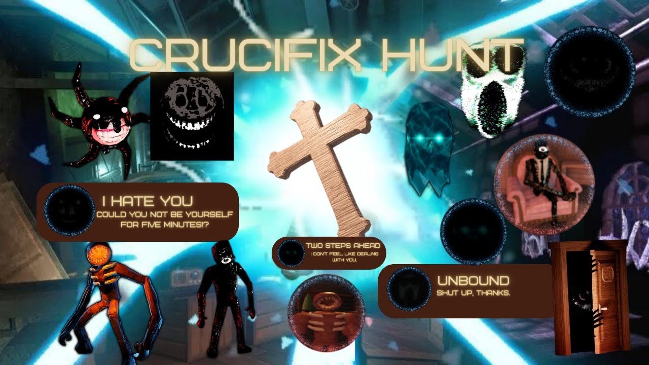 I Hunted All Roblox Doors Entities with the Crucifix! YouTube