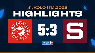 Highlights | HC Oceláři Třinec vs. HC Sparta Praha 5:3 | 11.01.2026