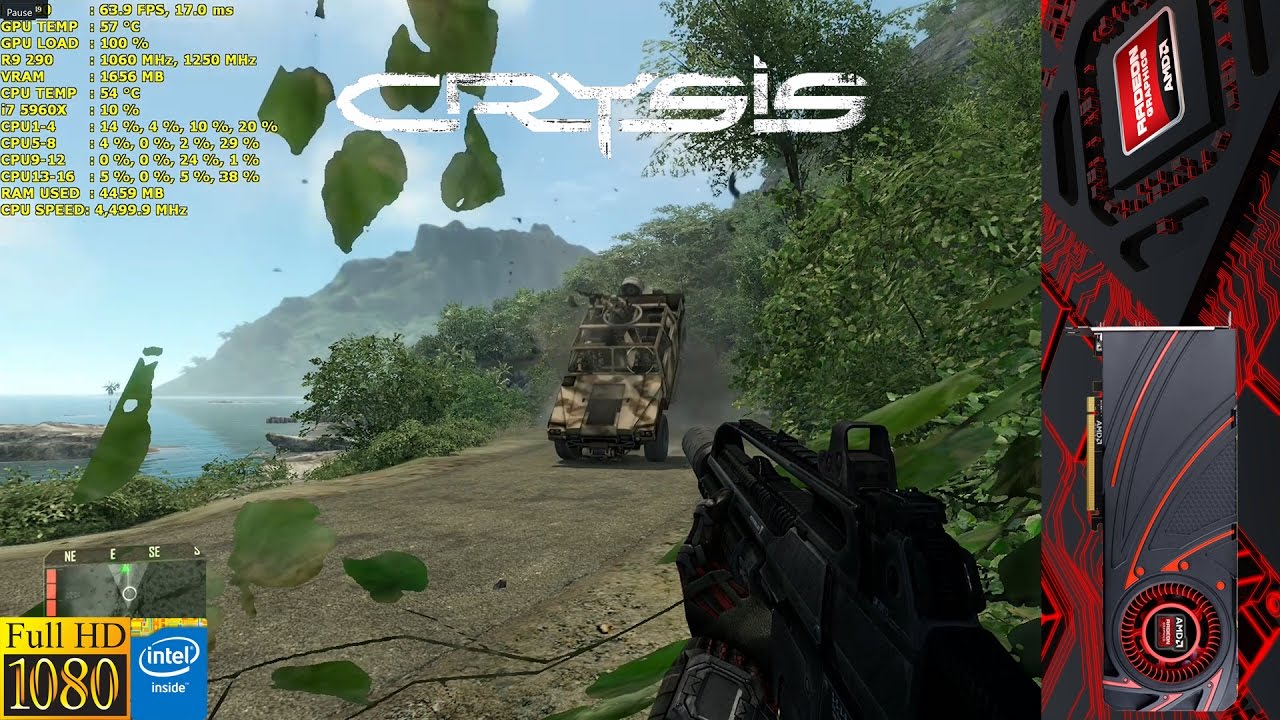 Crysis Very High Settings | AMD R9 290 | i7 5960X 4.5GHz