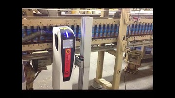 iCON 30 watt Laser Coder on High Speed Line