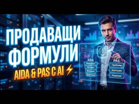 Формули за продаващ текст AIDA и PAS, генерирани с AI Rytr.me