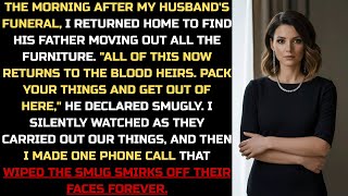 After My Husband's Funeral His Father Said Property Reverts To Blood Family Now. They Didn't Know...