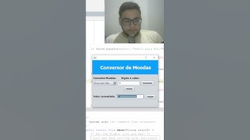 Conversor de moedas em java com interface gráfica!