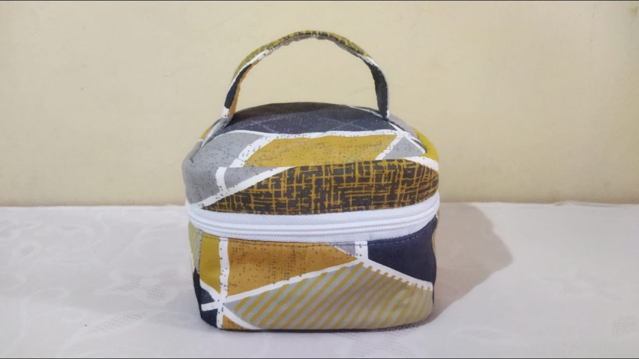 💄 CONFECCIÓN COSMETIQUERA o NECCESER DE TELA - DIY (FÁCIL y RÁPIDO)