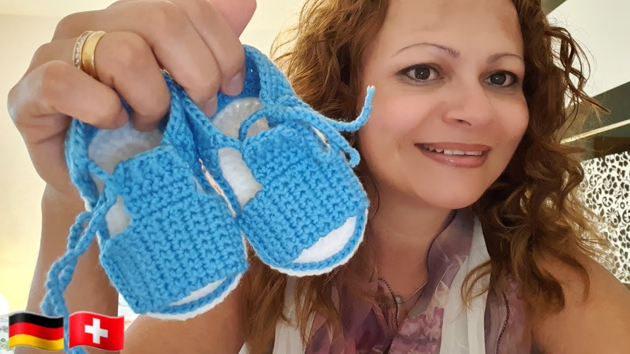 #Babyschuhe #häkeln #Sandalen