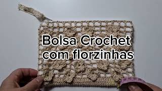 👉 Bolsa de Crochet com Florzinhas 🌸 | Tutorial Passo a Passo para Iniciantes