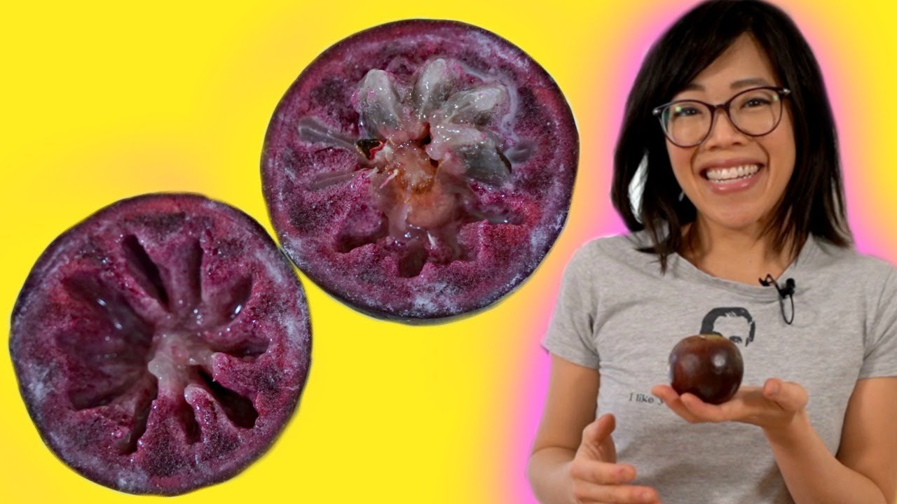 ⭐️STAR APPLE Caimito Taste Test | Fruity Fruits - YouTube