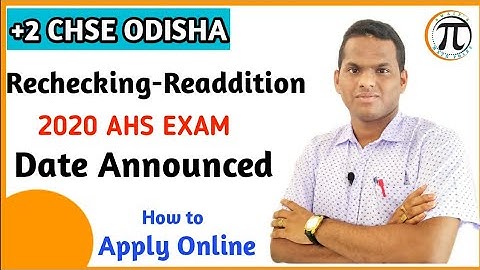 How to Rechecking in +2 exam || CHSE ODISHA || +2 CHSE Odisha 2020 AHS Examination