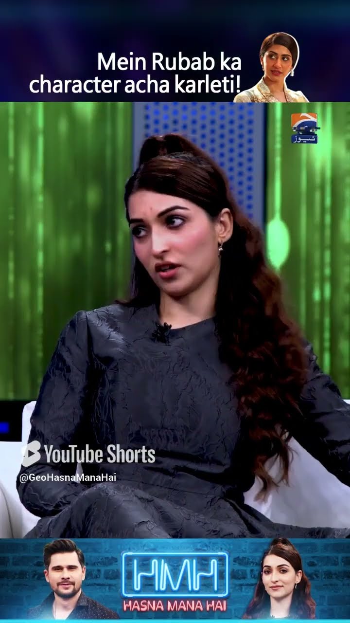 Mein rubab ka character acha karleti - #areejchaudhary #tabishhashmishow #hasnamanahai #shorts