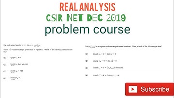 CSIR NET Dec 2019 solution ||Real Analysis|| Lim infimum ||Lim supremum ||