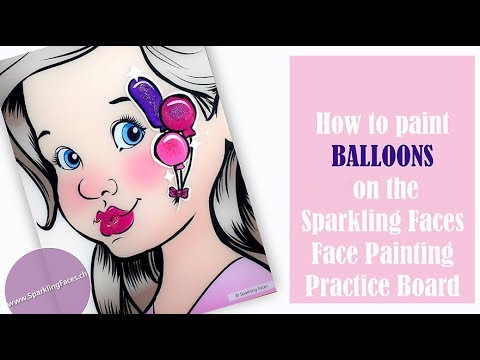How to paint balloons - YouTube