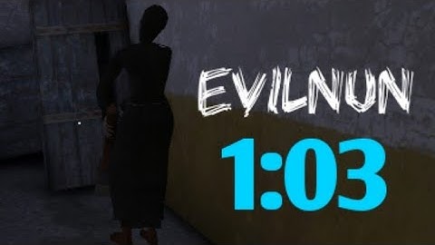 Evil Nun Ghost Mode Speedrun 1:03 [World Record?]
