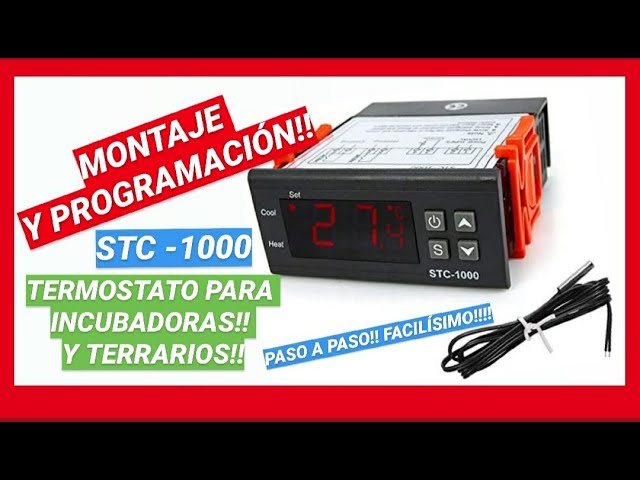 Bazar del Cocinero - Termostato Digital STC-1000 Frio / Calor ✔️Ideal para  poder controlar la fermentación! Se usa con una heladera o freezer donde se  aplica el termostato externo STC-1000 y se