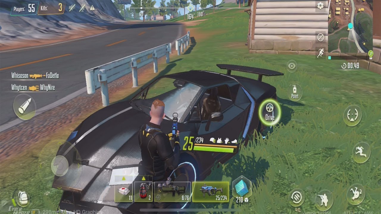 Cyber Hunter iphone x Gameplay 60fps