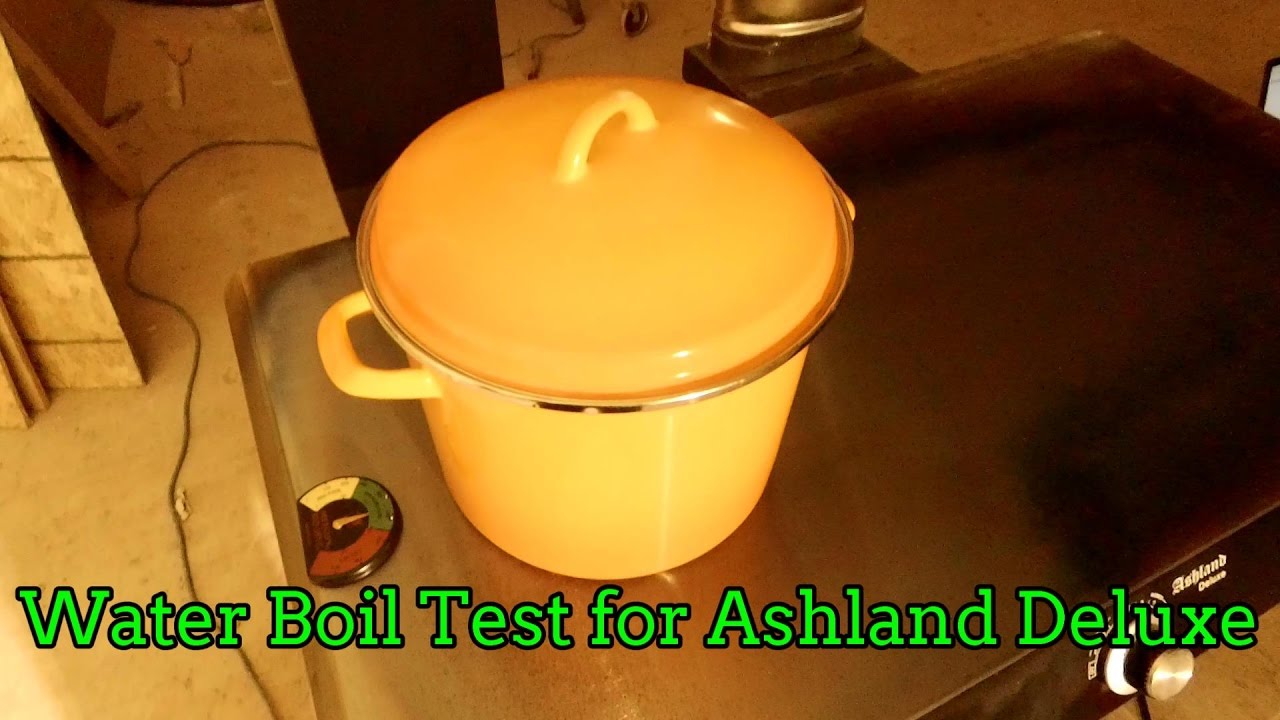 Water Boil Test for Ashland Deluxe Wood Stove YouTube