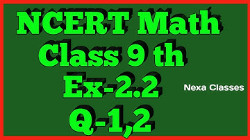 Class 9th,Ex-2.2,Q 1,2 (POLYNOMIALS) Maths CBSE NCERT