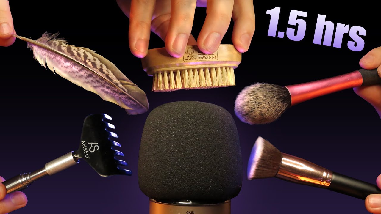 ASMR ULTIMATE MIC BRUSHING - Extra Tingly Brushing & Scratching 😴  [No Talking]