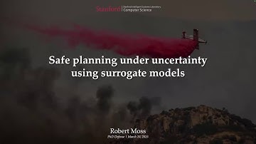 Safe planning under uncertainty using surrogate models